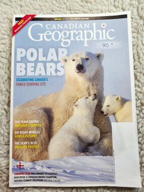 Canadian Geographic Magazine Nov/Dec 2020 Polar Bears Issue Wildlife Collectible